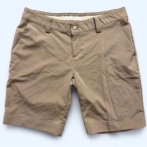 Under Armour Women's Tan Flat Front Shorts